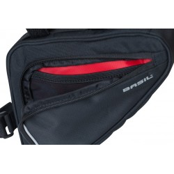 SAKWA TRÓJKĄTNA NA RAMĘ BASIL SPORT DESIGN TRIANGLE FRAME BAG, black