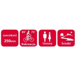 SIODŁO ROWEROWE WITTKOP MEDICUS TWIN 4,0 170mm | Sklep Narty Warszawa