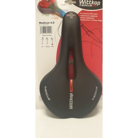 SIODŁO ROWEROWE WITTKOP MEDICUS TWIN 4,0 170mm | Sklep Narty Warszawa
